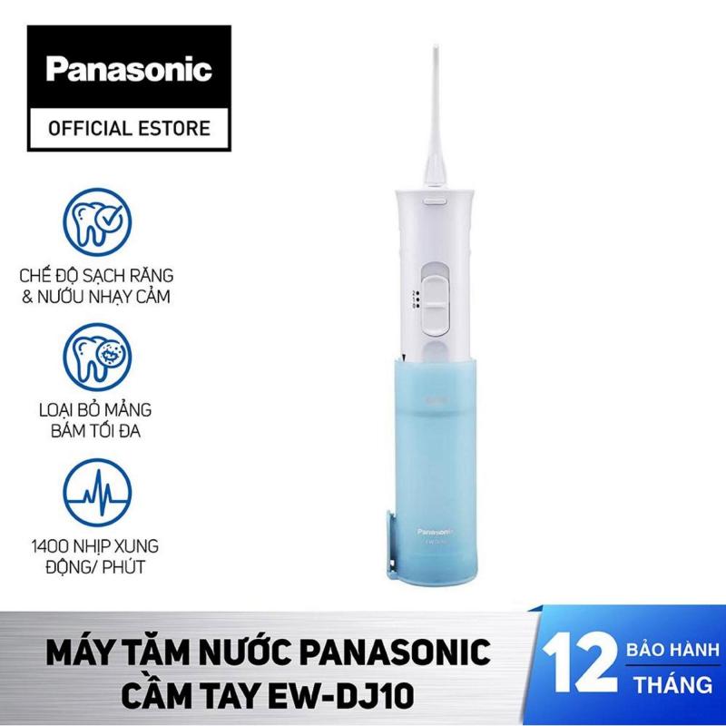 Máy tăm nước cầm tay Panasonic dùng pin EW-DJ10 - Bảo Hành 12 Tháng - Hàng Chính Hãng nhập khẩu