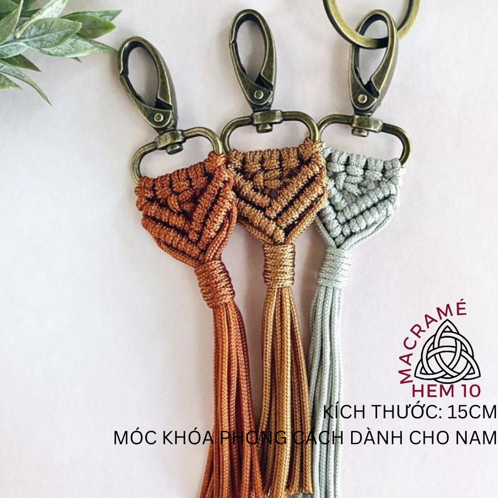 Nice And Lovely Handmade Macrame Key Chains