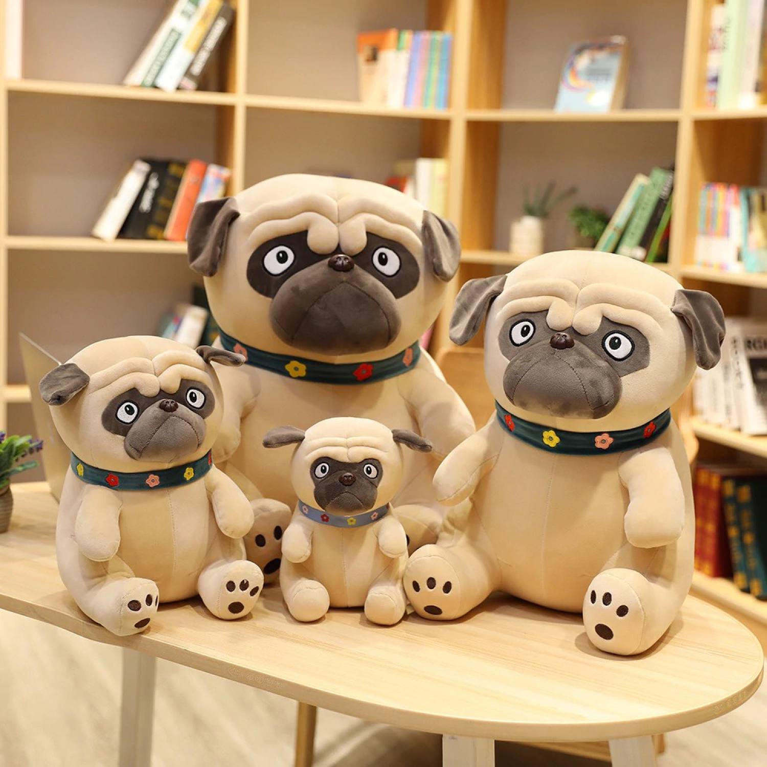 Chó Bông Mặt xệ Pug gấᴜ Bông cao cấp đủ size