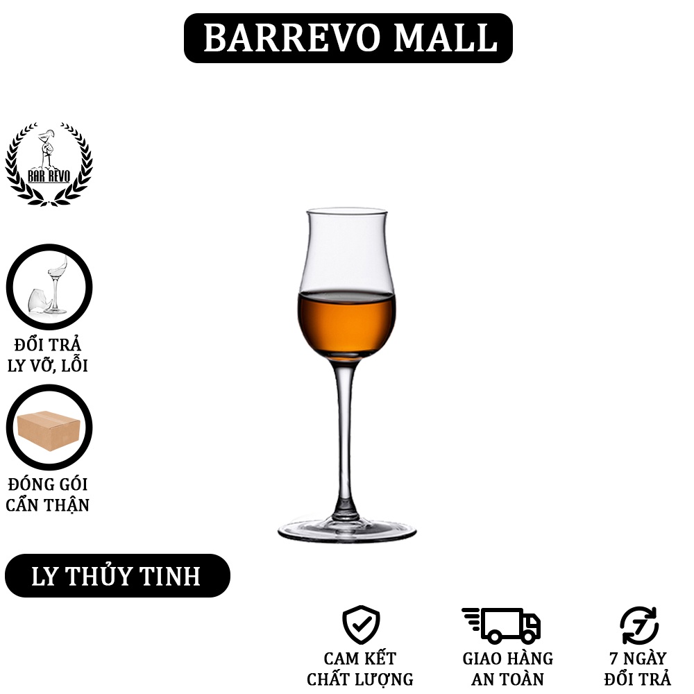 Grappa & aquavit glass - ly tasting thử - ly thử thủy tinh