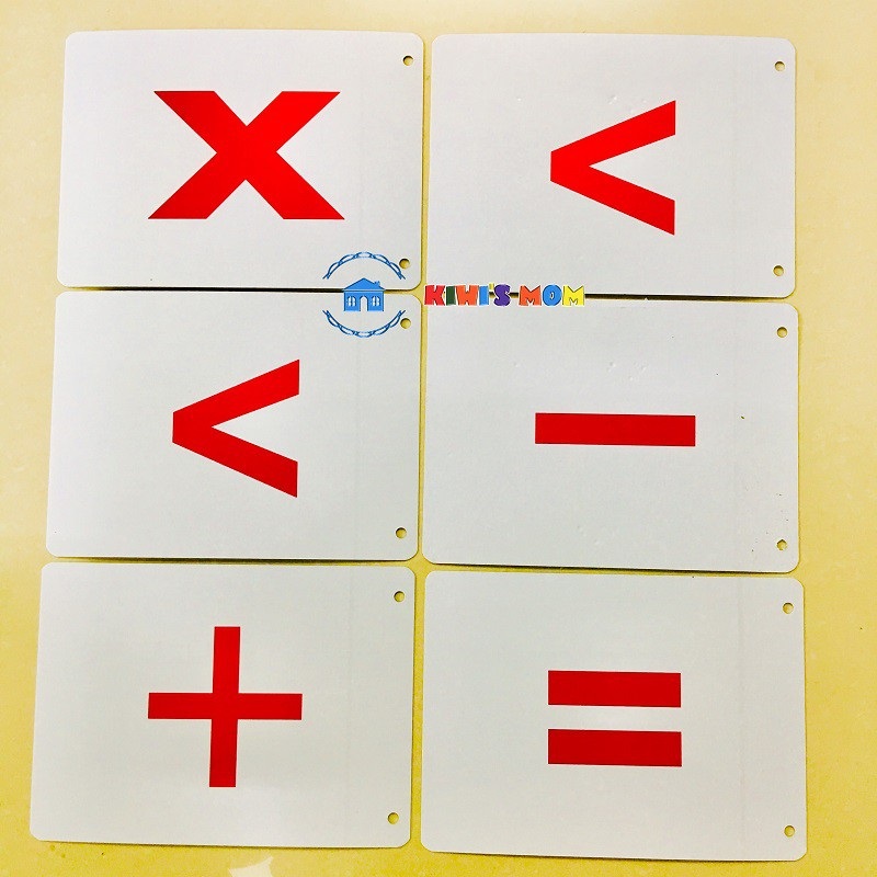 [Flashcard] Bộ Thẻ số (số 0 - 100 và dấu)