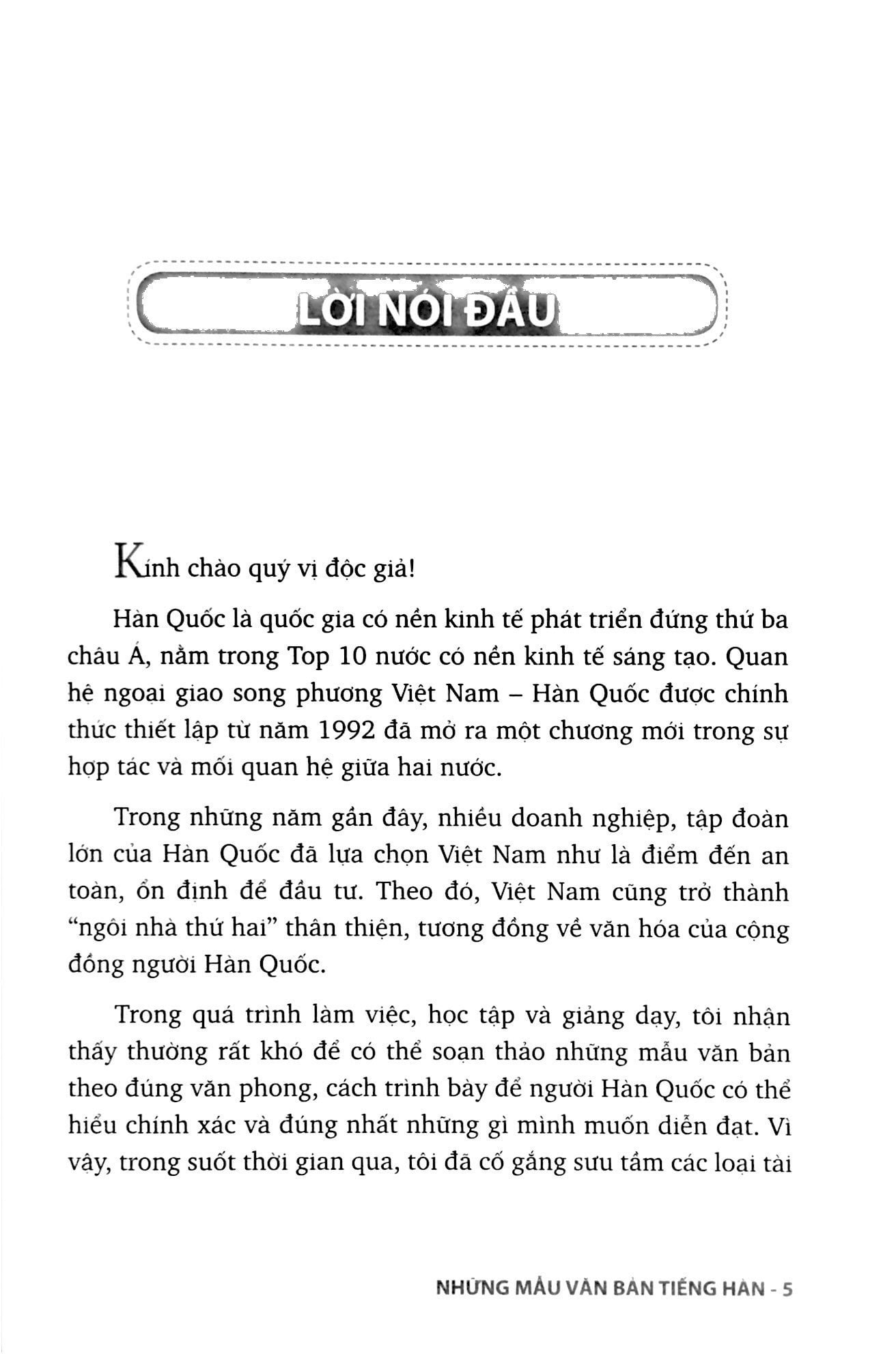 Fahasa - Những Mẫu Văn Bản Tiếng Hàn