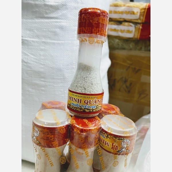 [ 6 chai ] Muối tiêu loại ngon Minh Quân