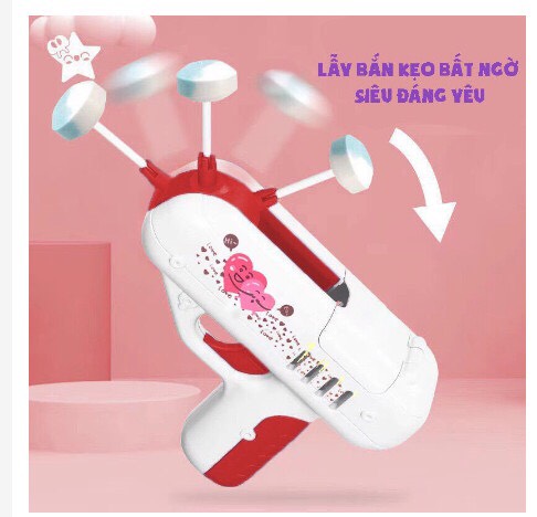 [Siêu Hot] sét 2 Kẹo Sung Bắn Kẹo Hot Trends Tiktok kèm kẹo