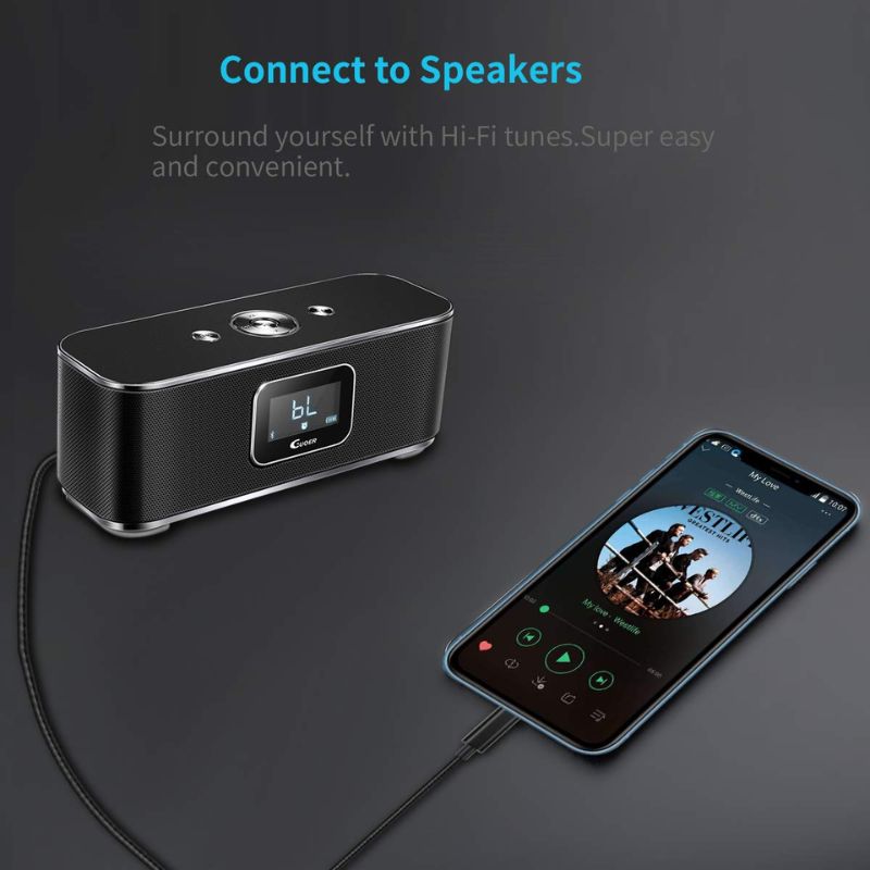 Cáp chuyển đổi Choetech AUX007/ AUX009 từ Lightning ra Audio 3.5mm  (Hàng chính hãng)