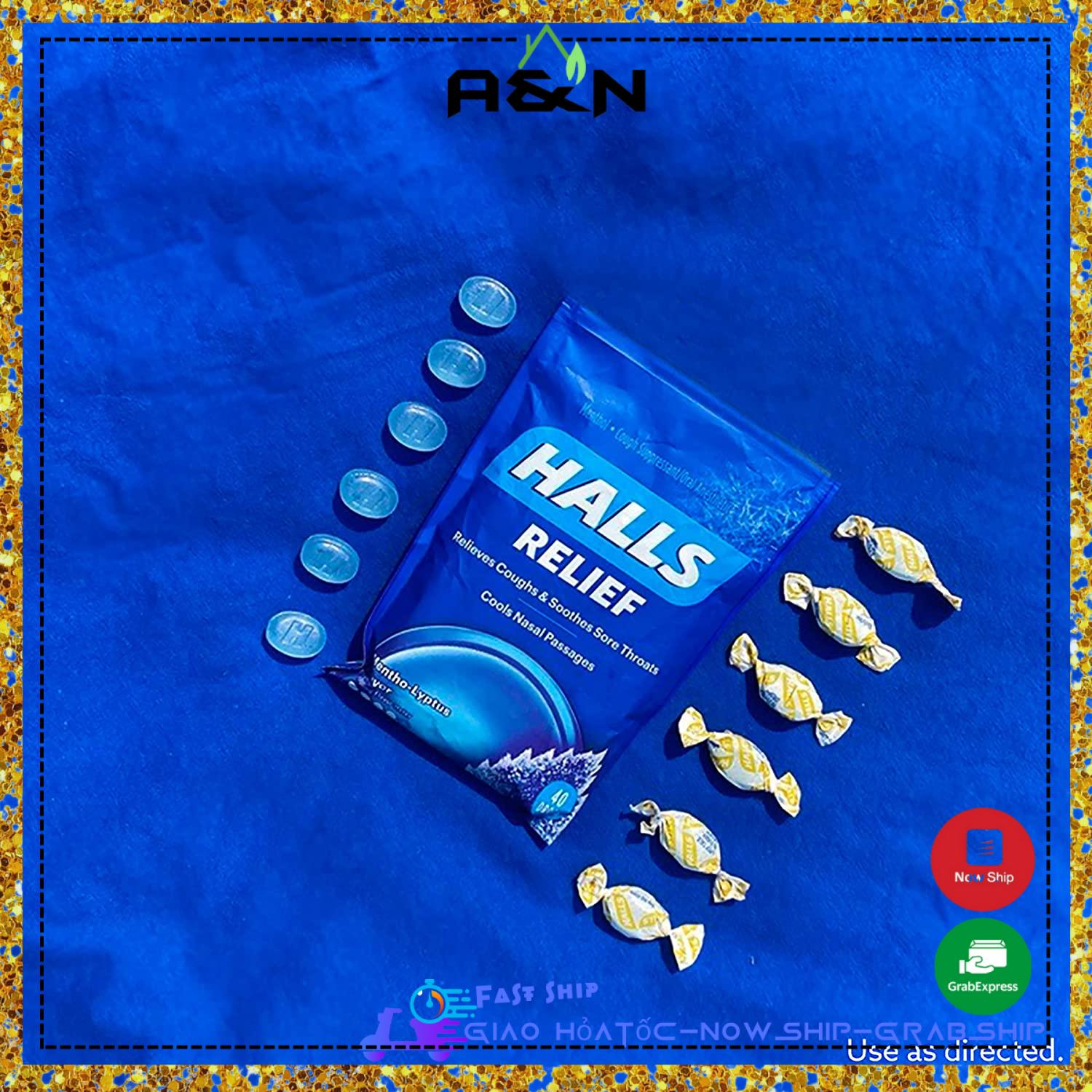 Kẹo ngậm Halls bạc hà 80v