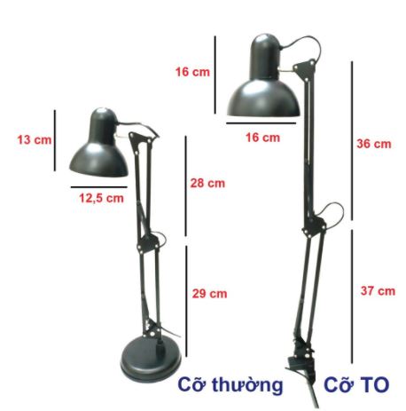 Đèn Đọc Sách Pixar, Đèn Kẹp Bàn (tặng Kẹp Mặt Bàn + Chân Đế + Bóng Đèn)