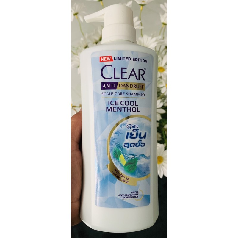 Dầu gội clear thái lan men - bạc hà - anh đào