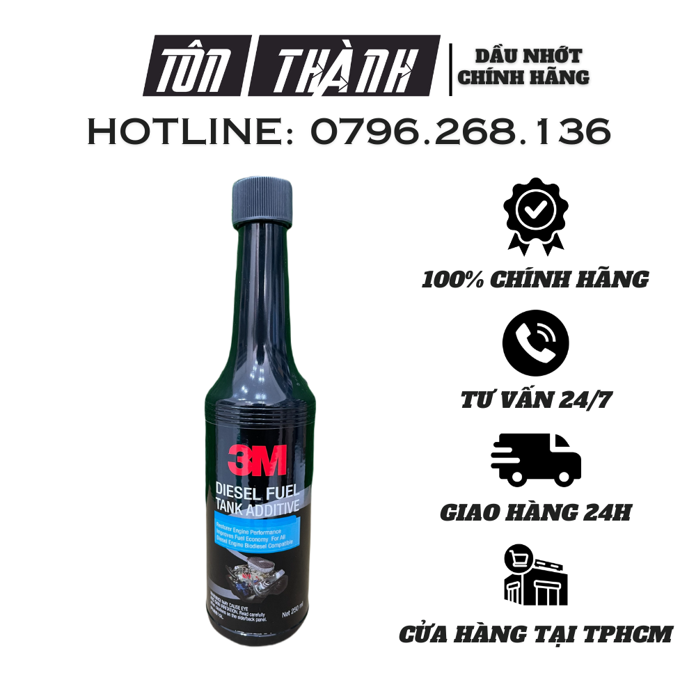Dung dịch vệ sinh kim phun buồng đốt động cơ diesel, phụ gia động cơ diesel 3M 08815