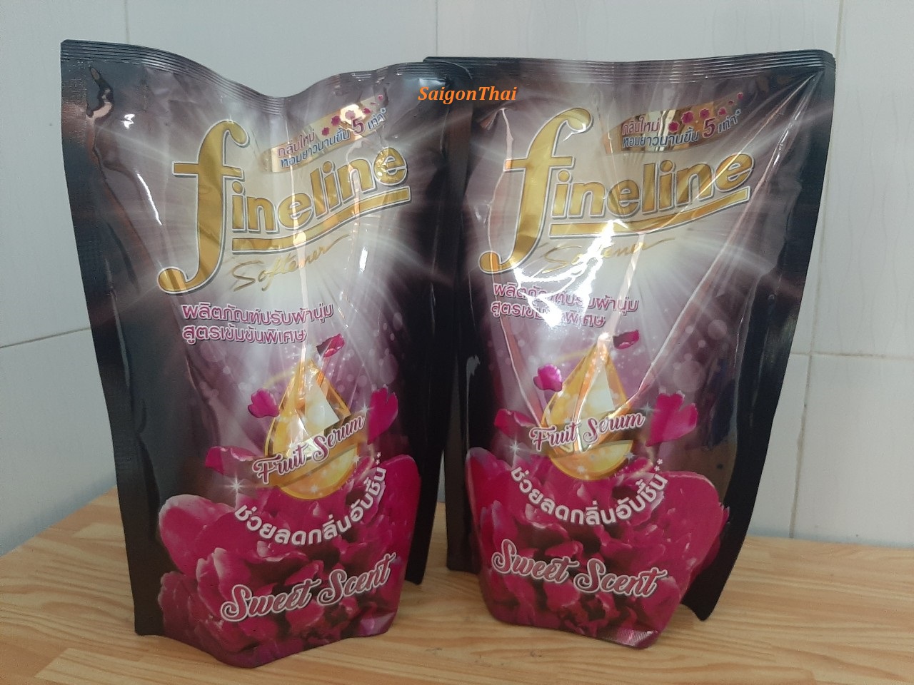 (SGT) Túi Nước Xả Vải Fineline Đậm Đặc 1400ml (Thái Lan)