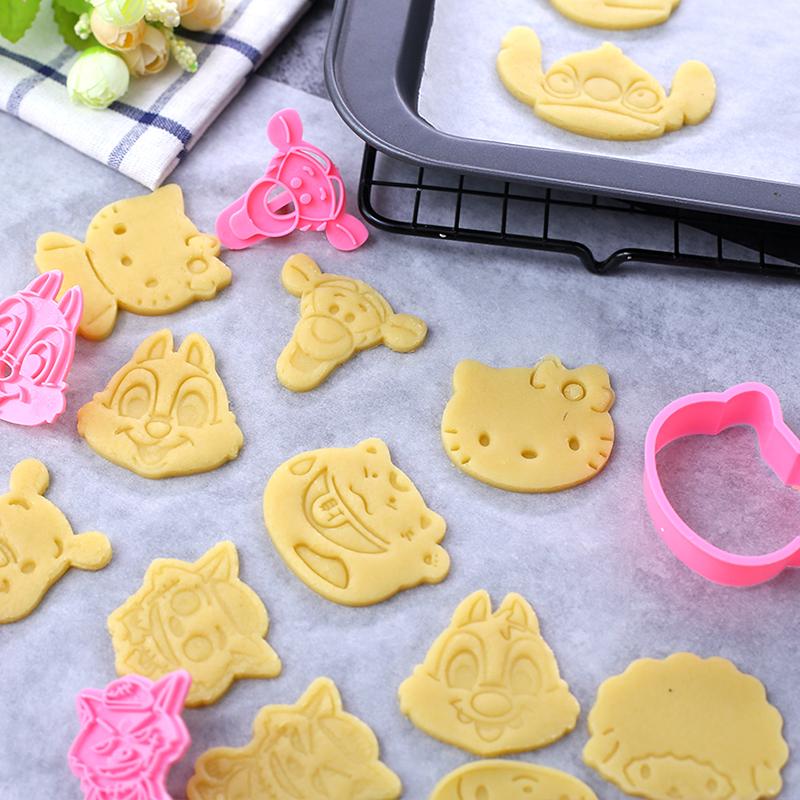 Lập Thể Khay Làm Bánh Với Hoạt Hình Khay Làm Bánh Cookies In 3D 3D DIY Nướng Dụng Cụ Khuôn Cơm Cookie Bộ Tạo Khuôn Hình