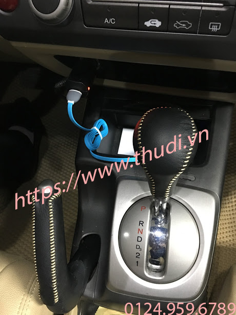Bọc cần số honda Civic AT 2006 - 2010