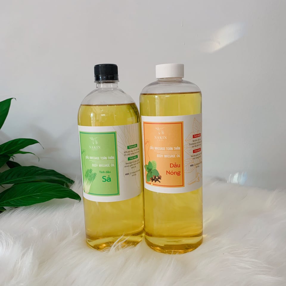 DẦU NÓNG MASSAGE NAKIN 1000ML
