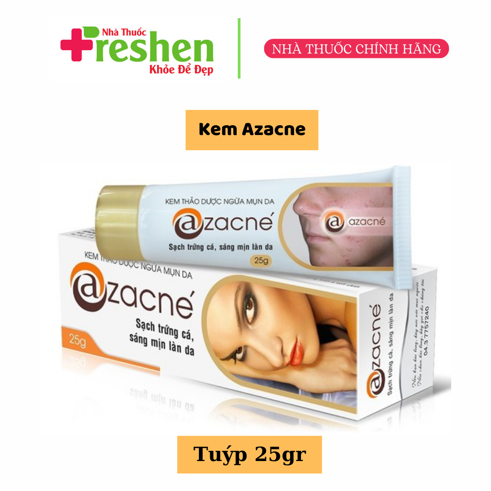 Kem thảo dược ngăn ngừa mụn da azacné sạch trứng cá sáng mịn da