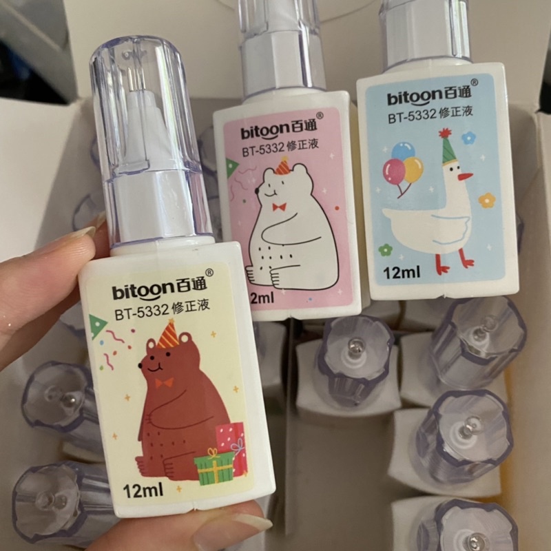 Bút Xoá Nước Bitoon Dễ Thương 12ml