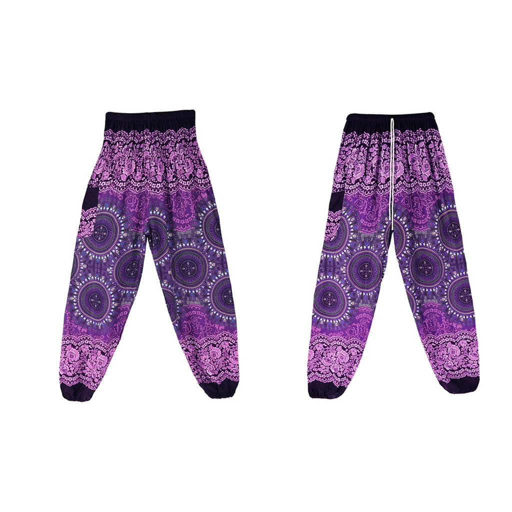 Quần alibaba yoga, quần ống rộng bo gấu LT0782