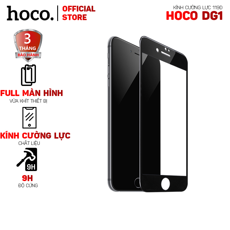 Kính Cường Lực Hoco Dg1 119d Full Màn Hình