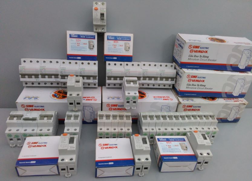 Cb chống giật sino vanlock vll45n - 2 cực 32a/40a cb sino giá rẻ npp.