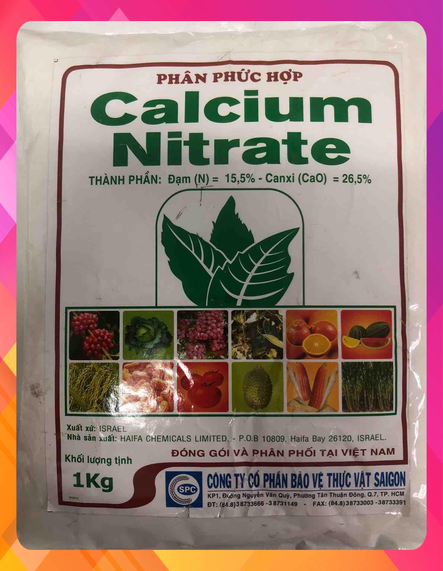 Phân bón Canxi nitrat Ca2 - nhập khẩu isarel 100%