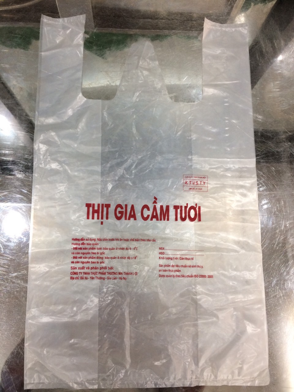 1kg Túi nilon 2 quai/túi xốp 2 quai