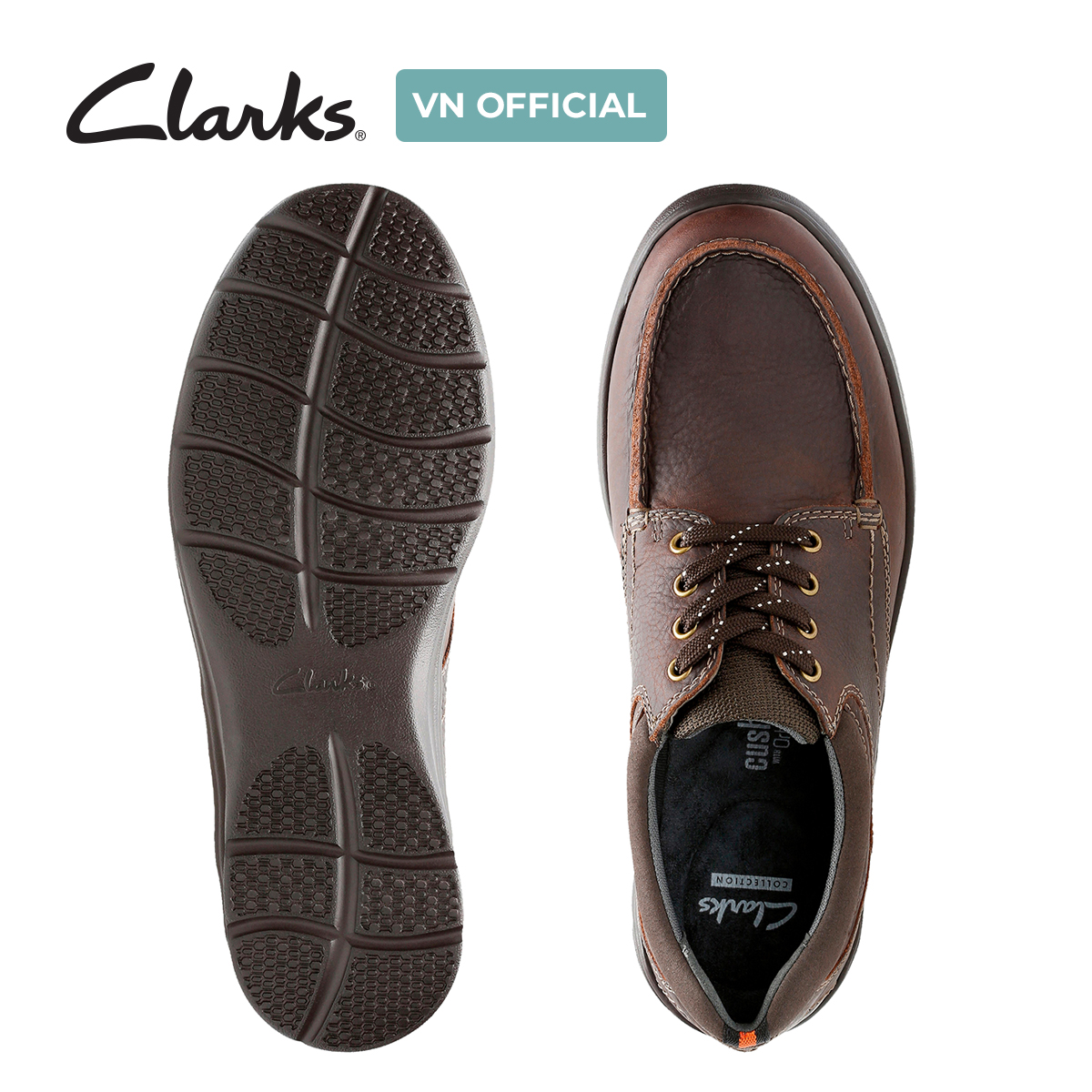 Giày Tây Da Nam Clarks - Cotrell Edge
