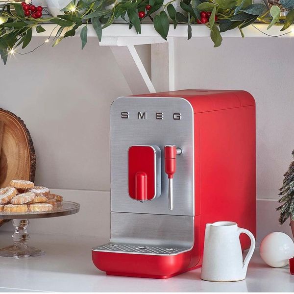 Máy Pha Cà Phê Espresso Smeg BCC02RDMEU, Red, Thermoblock, 19 Bar