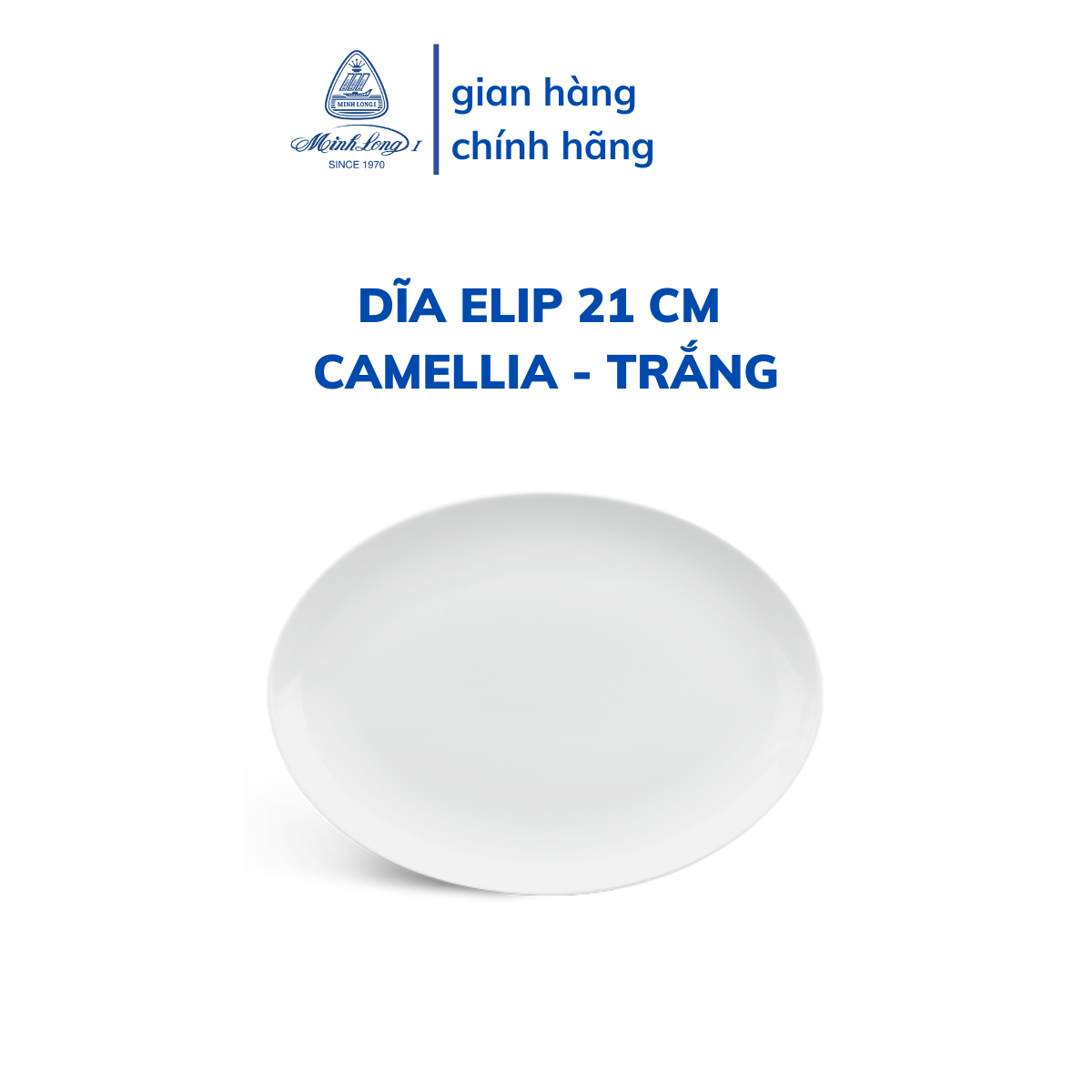 Tô, Chén, Dĩa Sứ Cao Cấp Minh Long - Camellia - Trắng