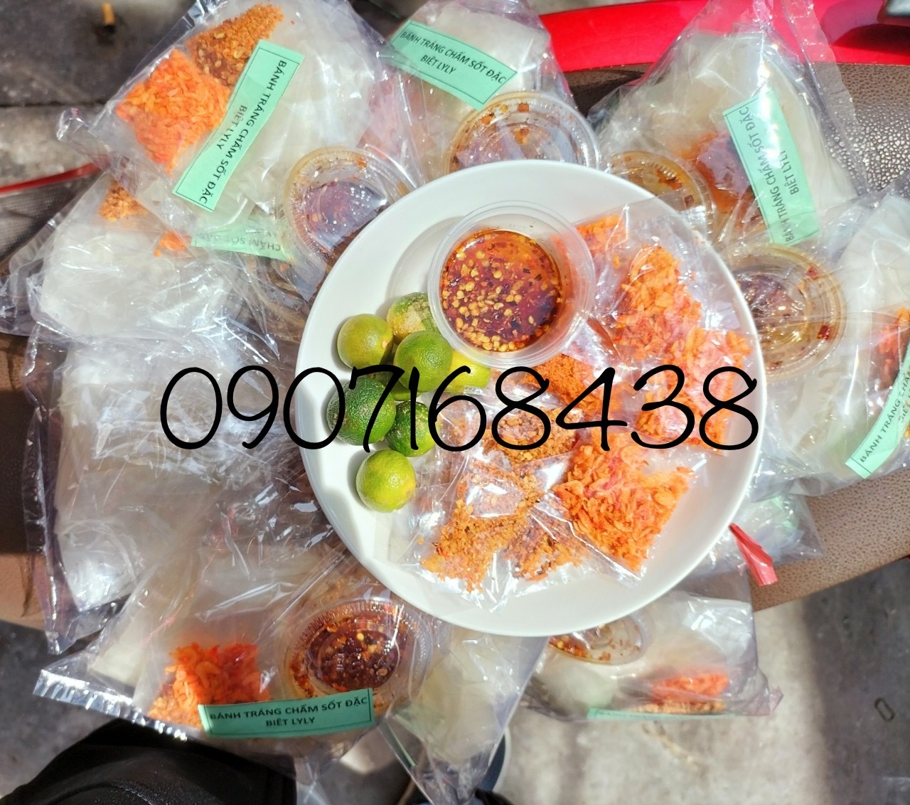 [NGON CHUẨN VỊ] COMBO 10 BỊCH BÁNH TRÁNG CHẤM SỐT ĐẶC BIỆT LYLY