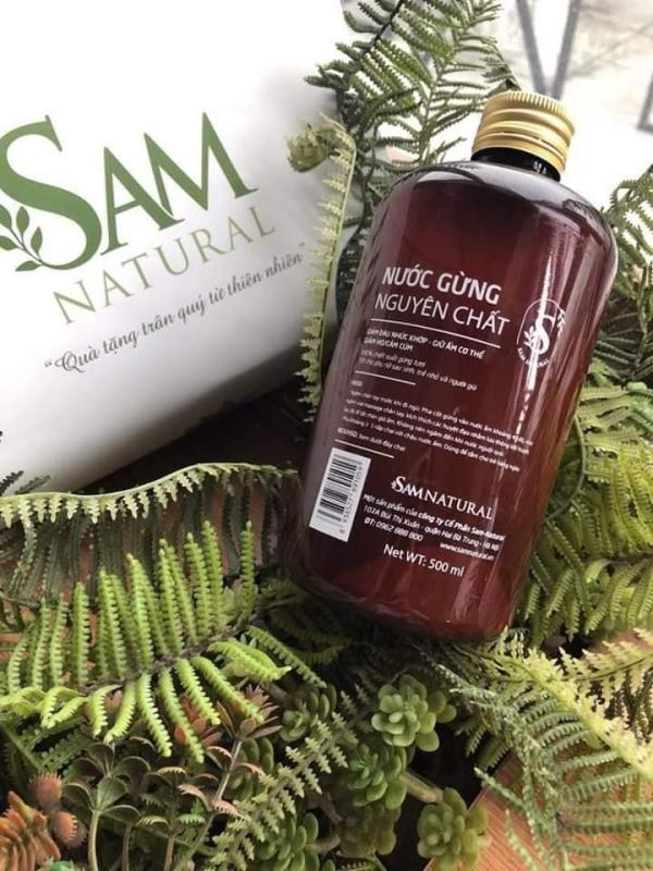nước gừng nguyên chất - samnatural 100% chiết xuất từ gừng tươi cao cấp