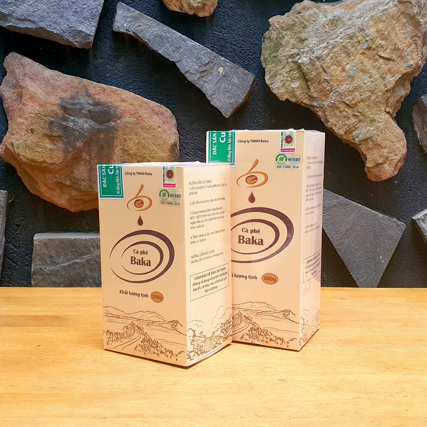 Cà Phê Nguyên Chất Baka - Culi (Hộp 500g)