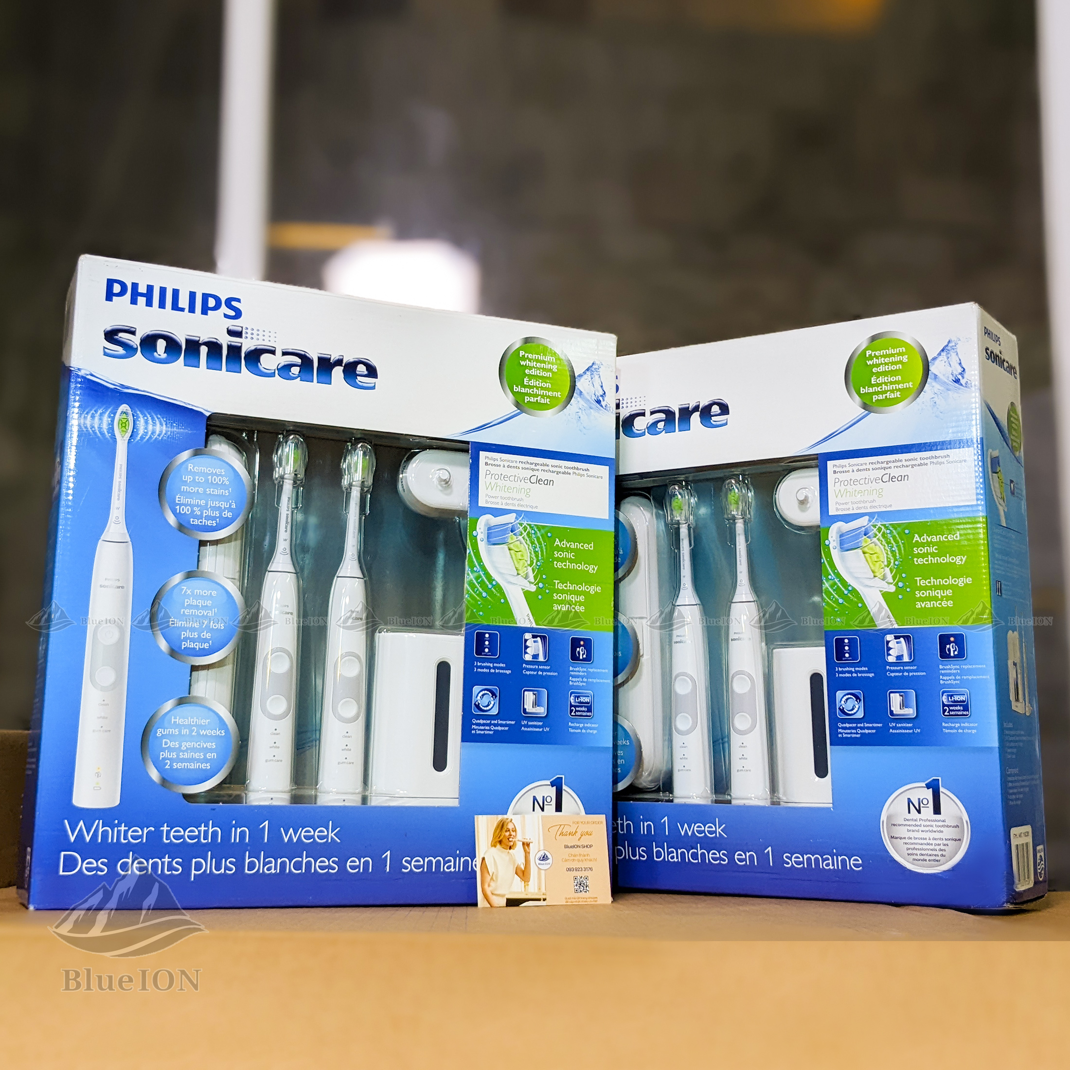 [Có tách lẻ] Bộ đôi Bàn chải điện Philips Sonicare ProtectiveClean 5100