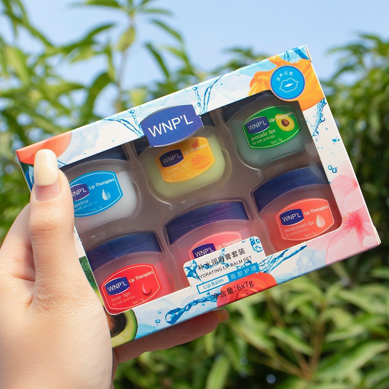 Set 6 hộp dưỡng hồng môi WNPL