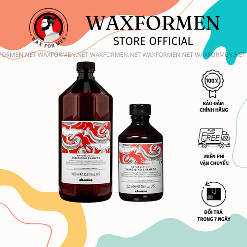 [CHÍNH HÃNG] Dầu gội Davines Energizing Shampoo 250ml – 1000ml - Waxformen
