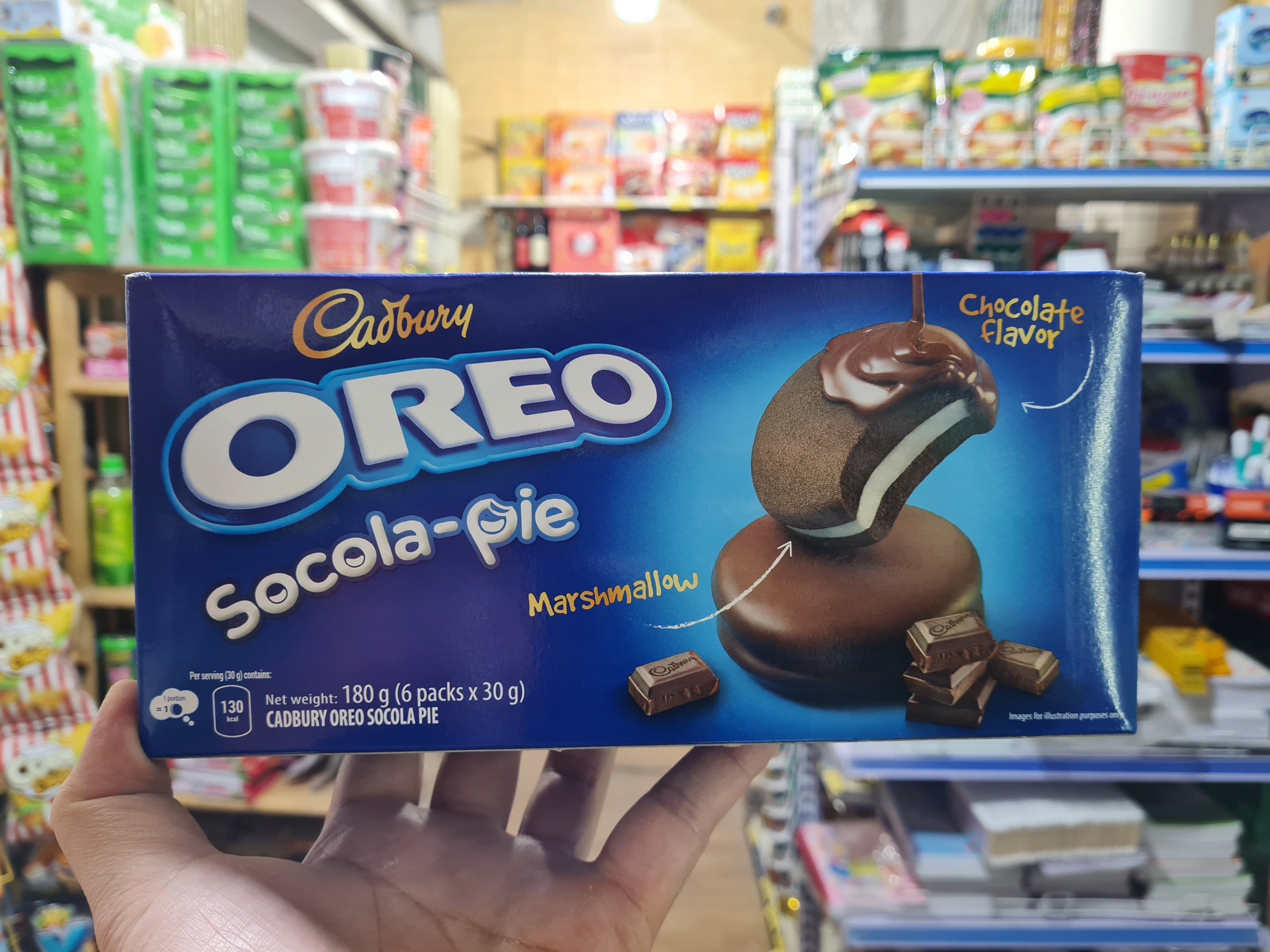 Bánh Oreo Socola Pie Hộp 6 Gói 180G