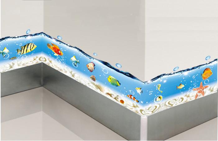 Decal trang trí chân tường Đại Dương-K9