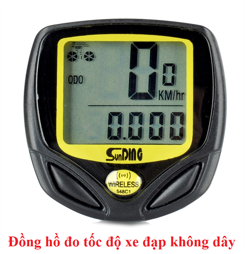 Đồng hồ tốc độ xe đạp không dây Sunding SD-548C1