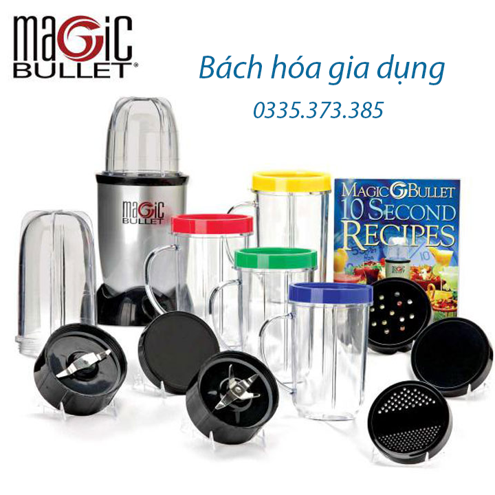 Máy say đa năng, say thịt, say rau củ gồm 21 chi tiết, máy say sinh tố, máy say ép hoa quả, máy say ép đa năng, máy say Mrgic bullet