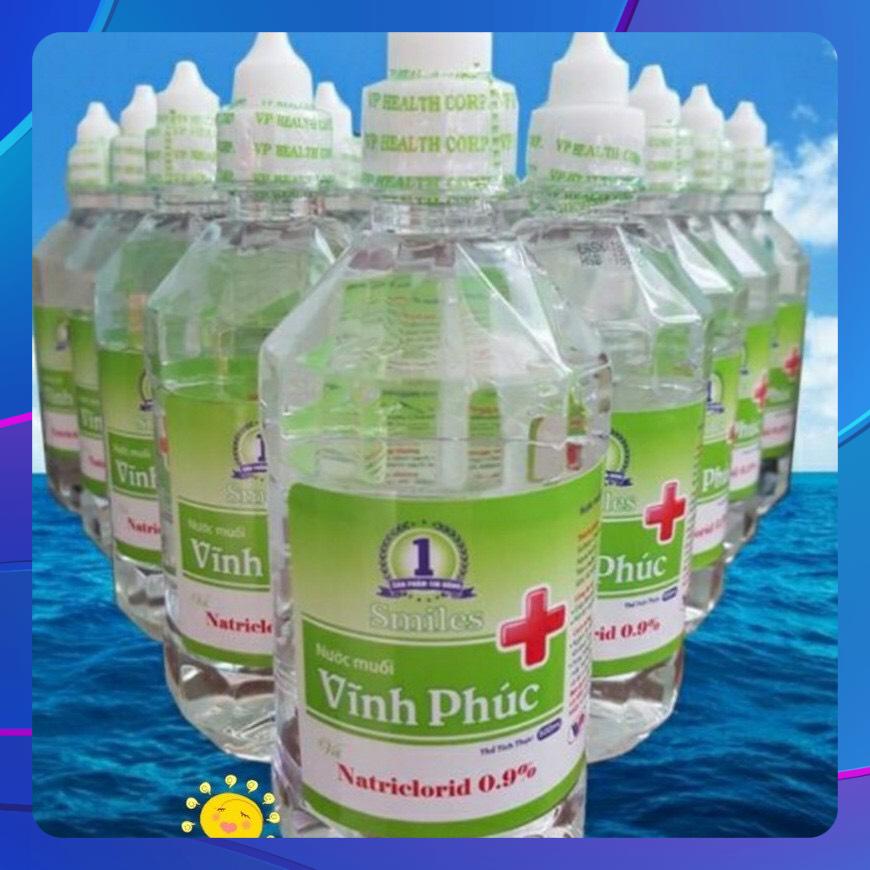 Nước muối sinh lý Vĩnh Phúc 500ml/ 1000ml