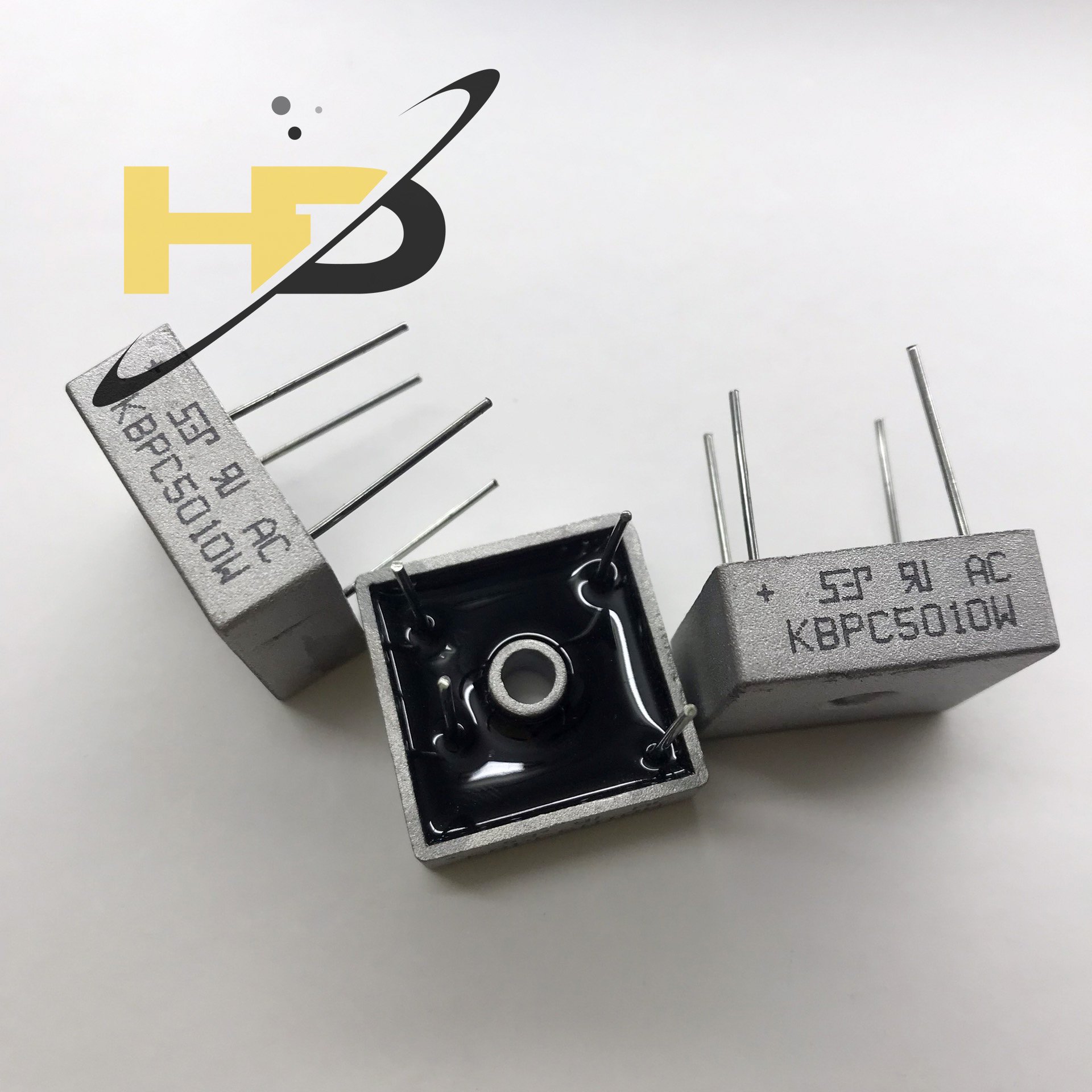 KBPC5010W Diode Cầu Vuông 50A 1000V, Chỉnh Lưu Cầu Chân Hàn Mạch Loại Tốt (Mới 100%)