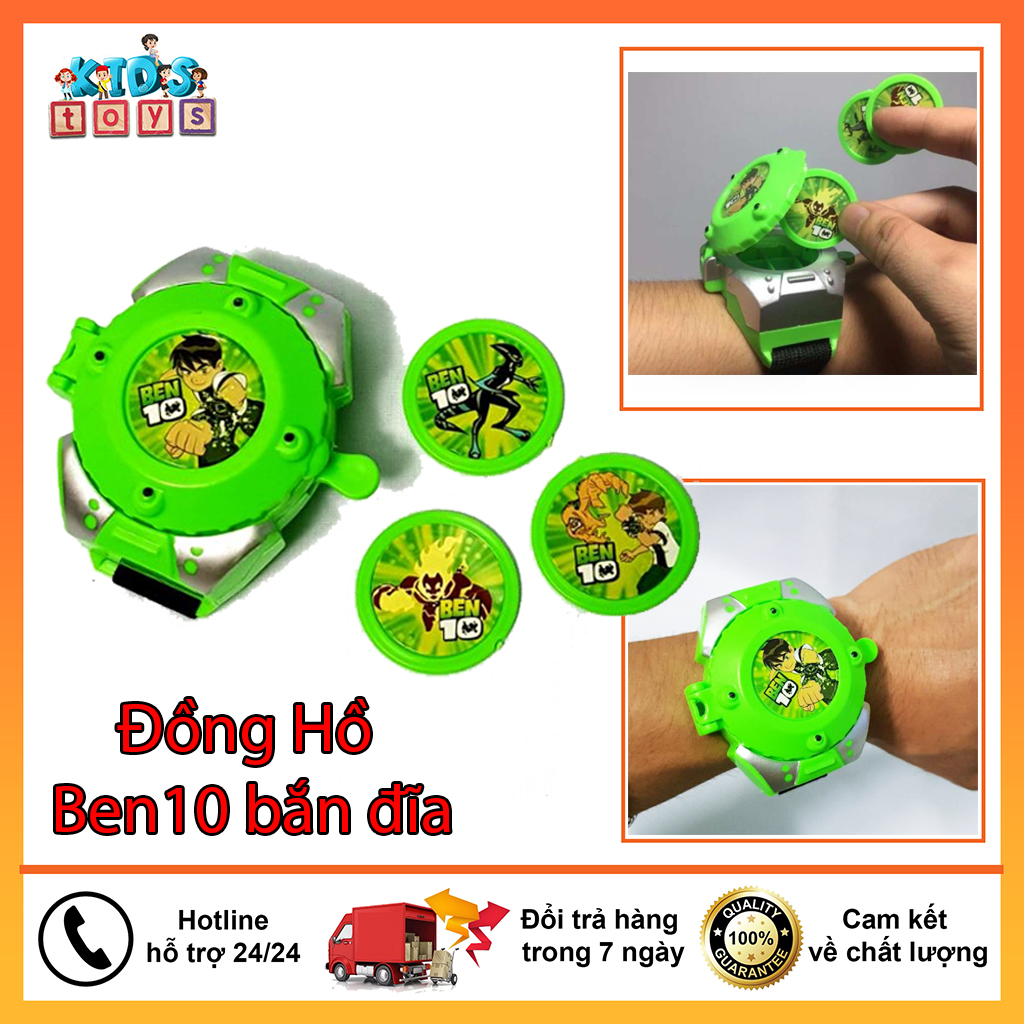 Đồng hồ Ben 10 chiếu hình nhân vật 3D siêu hot