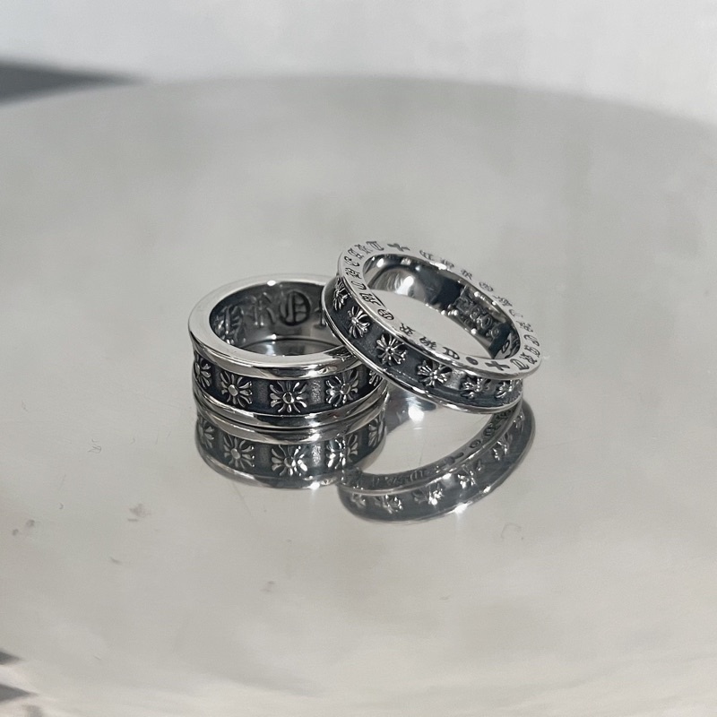 NHẪN CHROME HEART THÉP TITAN 8