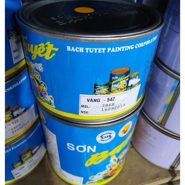 Sơn chống sét Bạch Tuyết 500gr (Đen mờ)