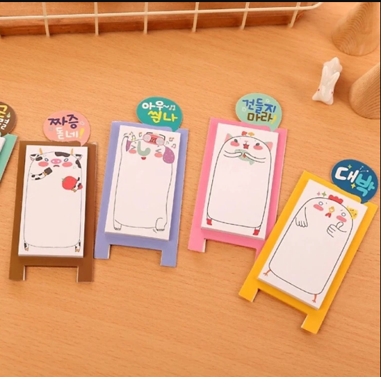 Tập Giấy note hình thú siêu cute