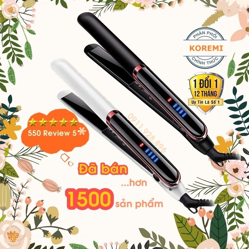 (loại tốt)Máy ép duỗi tóc, uốn xoăn tóc Hàn Quốc 2in1 hàng cao cấp. Lựa chọn hàng đầu