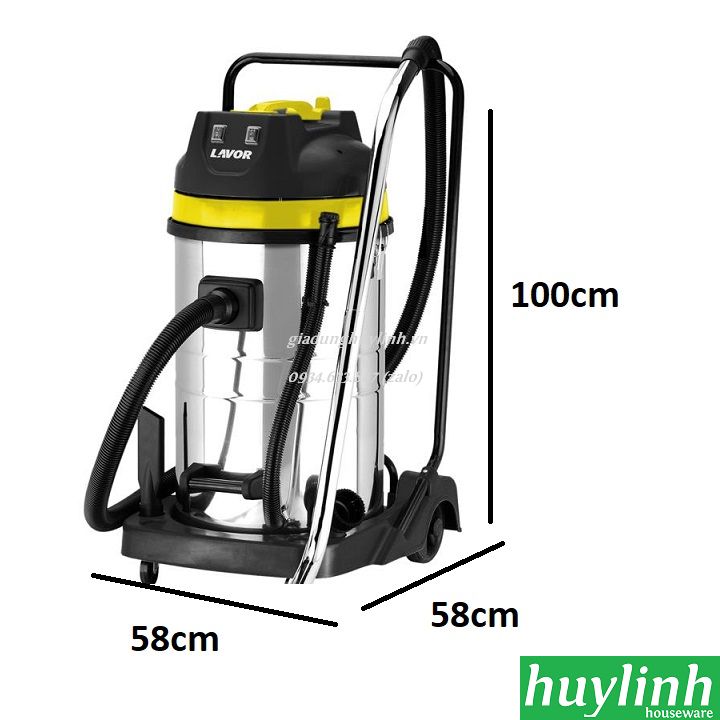 [HCM][Trả góp 0%]Máy hút bụi khô và ướt Lavor Thor 280 IF - 80 lít