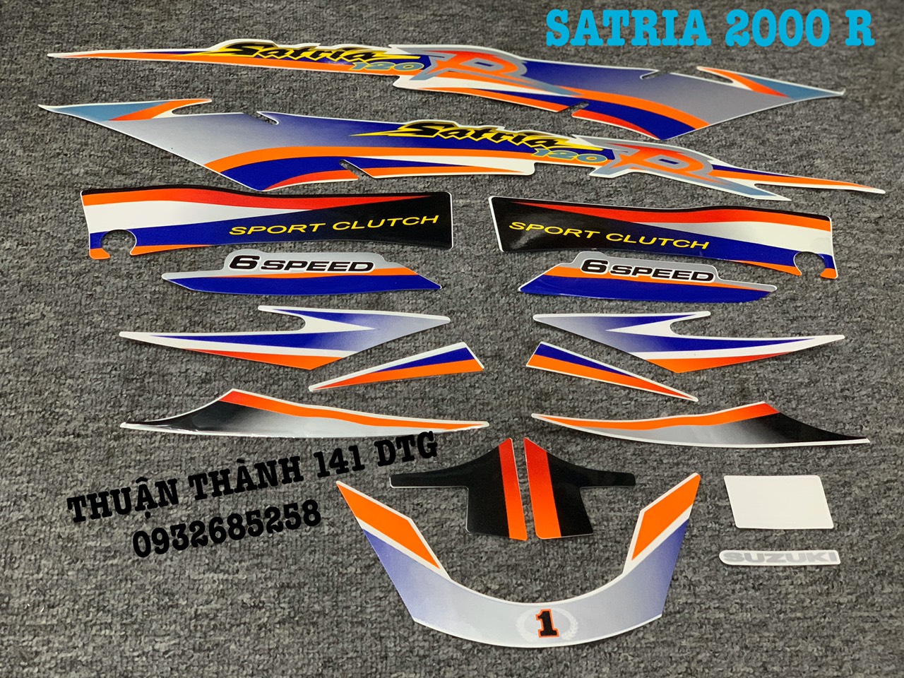 TEM SATRIA 2000 - TEM R -  TEM 3 LỚP