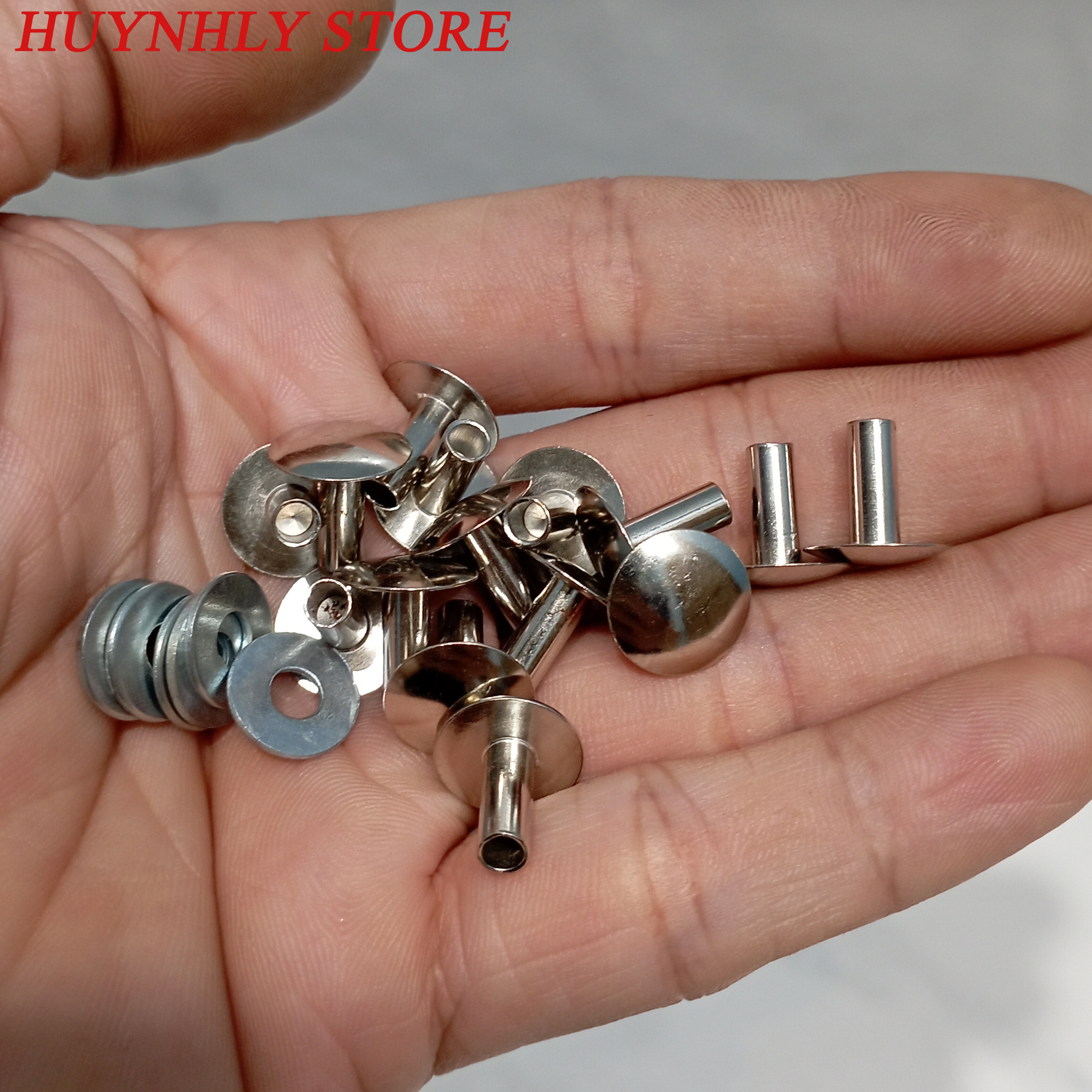 Đinh tán đặc sửa nón bảo hiễm, mũ bảo hiễm - dụng cụ sửa nón