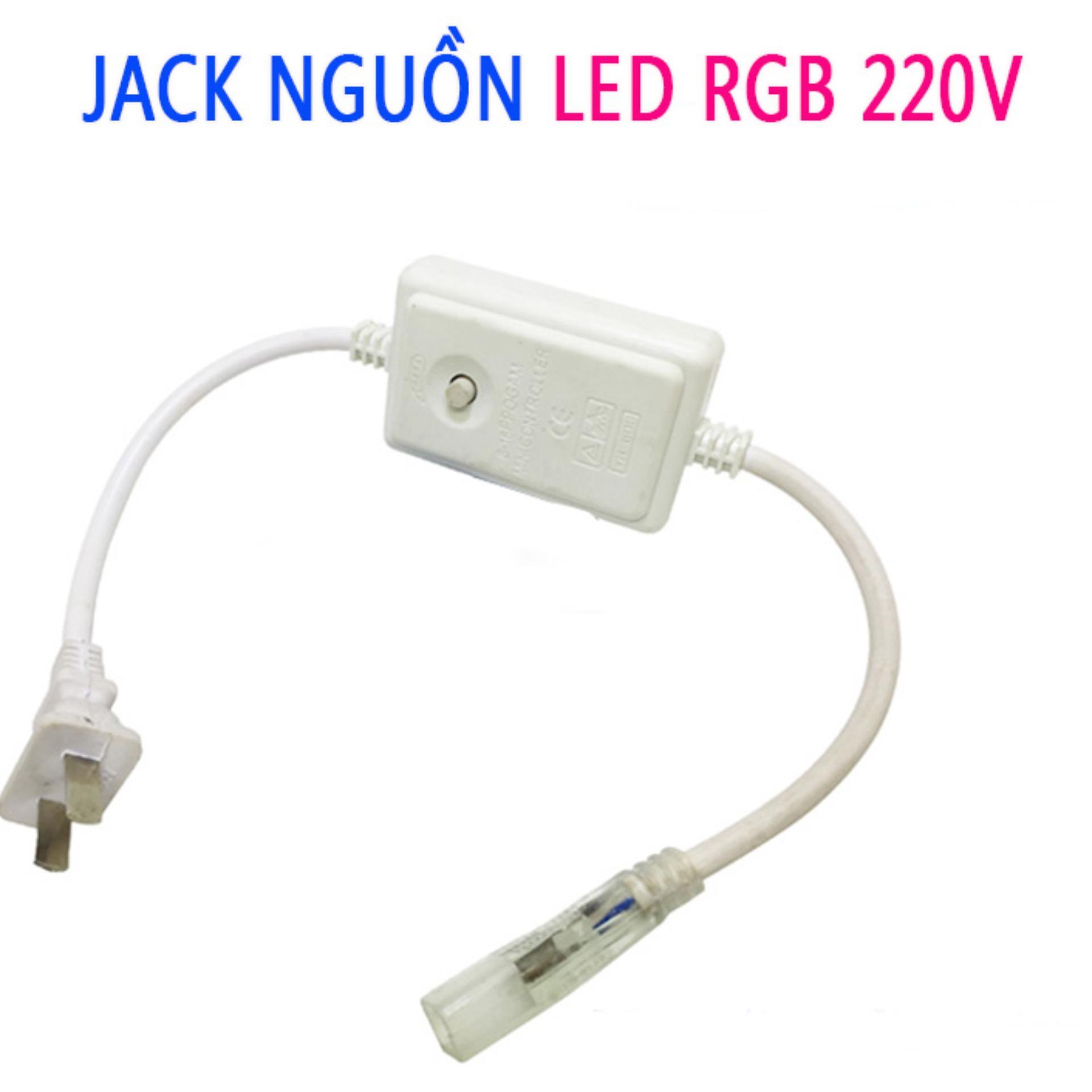 Jack nguồn Led RGB 220V