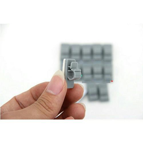 Bộ 20 dụng cụ kẹp chặn giữ dây điện, keo dán siêu chắc nhỏ