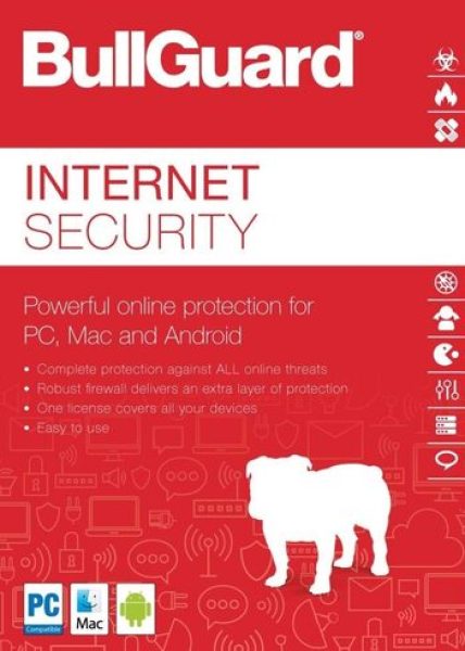 Bảng giá BullGuard Internet Security 1 Devices, 1 Year - PC, Android, Mac Phong Vũ